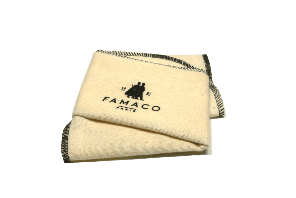 Leather Shoes Polish Cloth Cotton Chamois Shine Rug by Famaco France