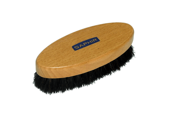 Shoe Shine & Polishing Brush - Oval Shape by Saphir France - ValentinoGaremi