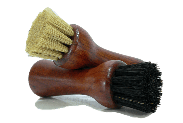 Shoe Cream Applicator Brush - Bubinga Wood & Boar Bristles by Famaco - ValentinoGaremi