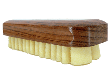 Suede Shoe Cleaning Brush - Real Crepe & Bubinga Wood by Famaco Paris - ValentinoGaremi