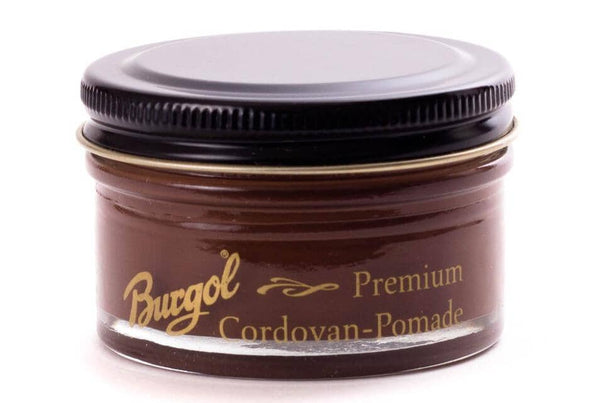 Cordovan Leather Cream Shoe Polish -Pomade Premium by Burgol Germany - ValentinoGaremi