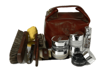 Luxury Shoe Shine Kit – Ultimate Gift Leather Care Set by IEXI Italy - ValentinoGaremi