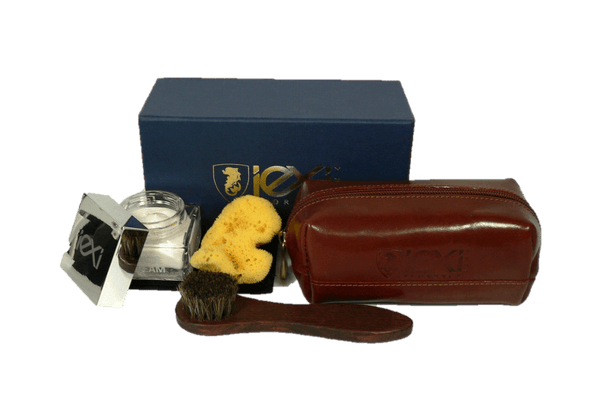 Luxury Shoe Care Set – Travel Shine Kit Gift Edition by IEXI Italy - ValentinoGaremi