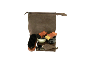 Suede Leather Care kit - Travel set  Biarritz by La Cordonnerie Anglaise  Paris France - ValentinoGaremi