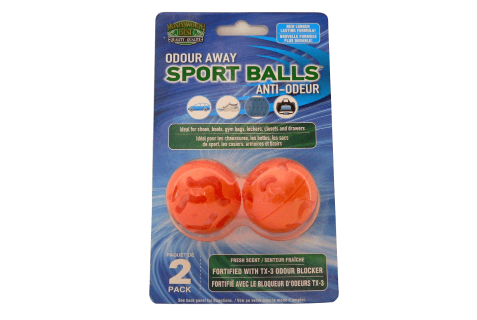 Shoe Odor Remove Fresh Scent Sport Balls by Moneysworth Best